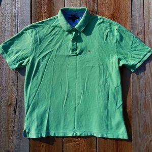 Tommy Hilfiger Vintage Green Polo Shortsleeve XL
